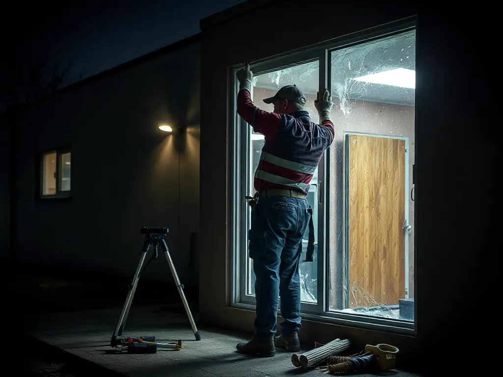 Travaux de vitrerie — intervention type dans le secteur
