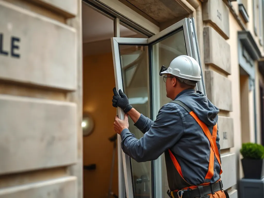 Travaux de vitrerie — intervention type dans le secteur