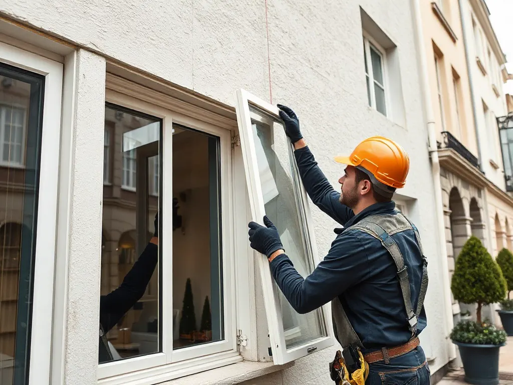 Travaux de vitrerie — intervention type dans le secteur