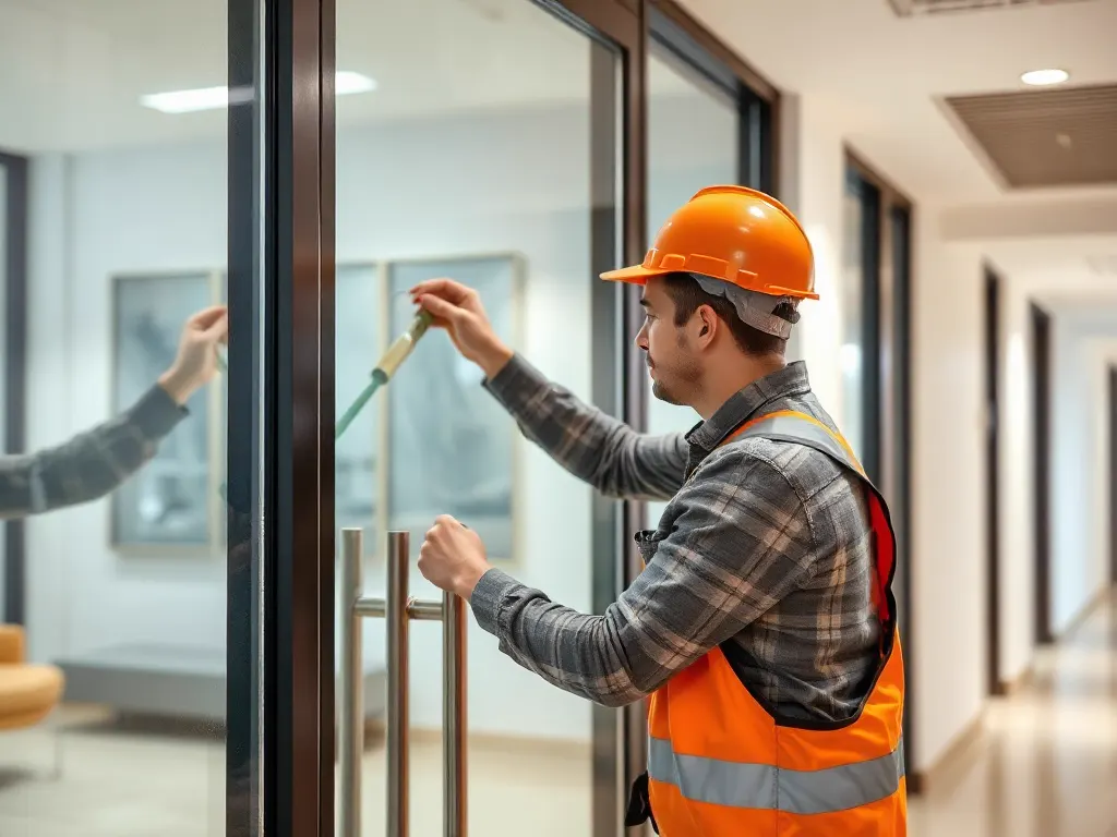 Travaux de vitrerie — intervention type dans le secteur