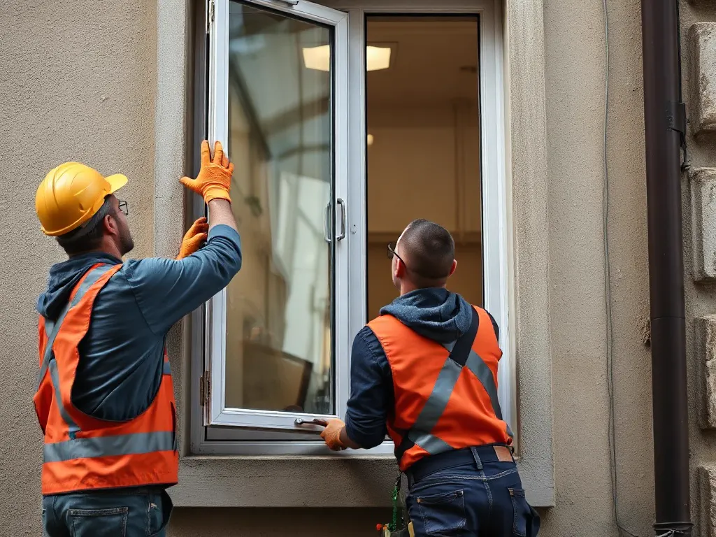 Travaux de vitrerie — intervention type dans le secteur