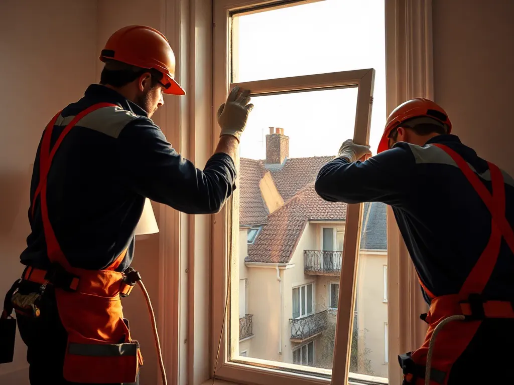 Travaux de vitrerie — intervention type dans le secteur