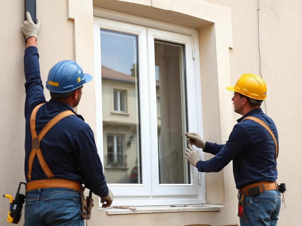 Travaux de vitrerie — intervention type dans le secteur