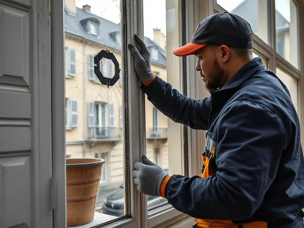 Intervention de vitrerie dans la commune (91170)
