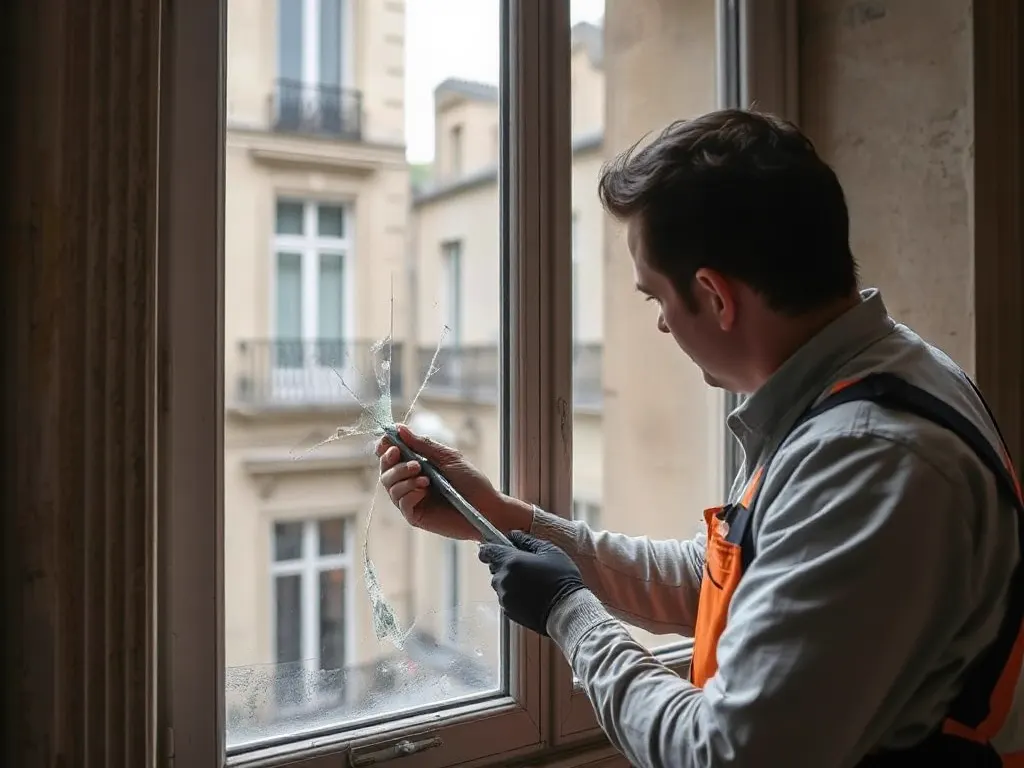 Travaux de vitrerie — intervention type dans le secteur