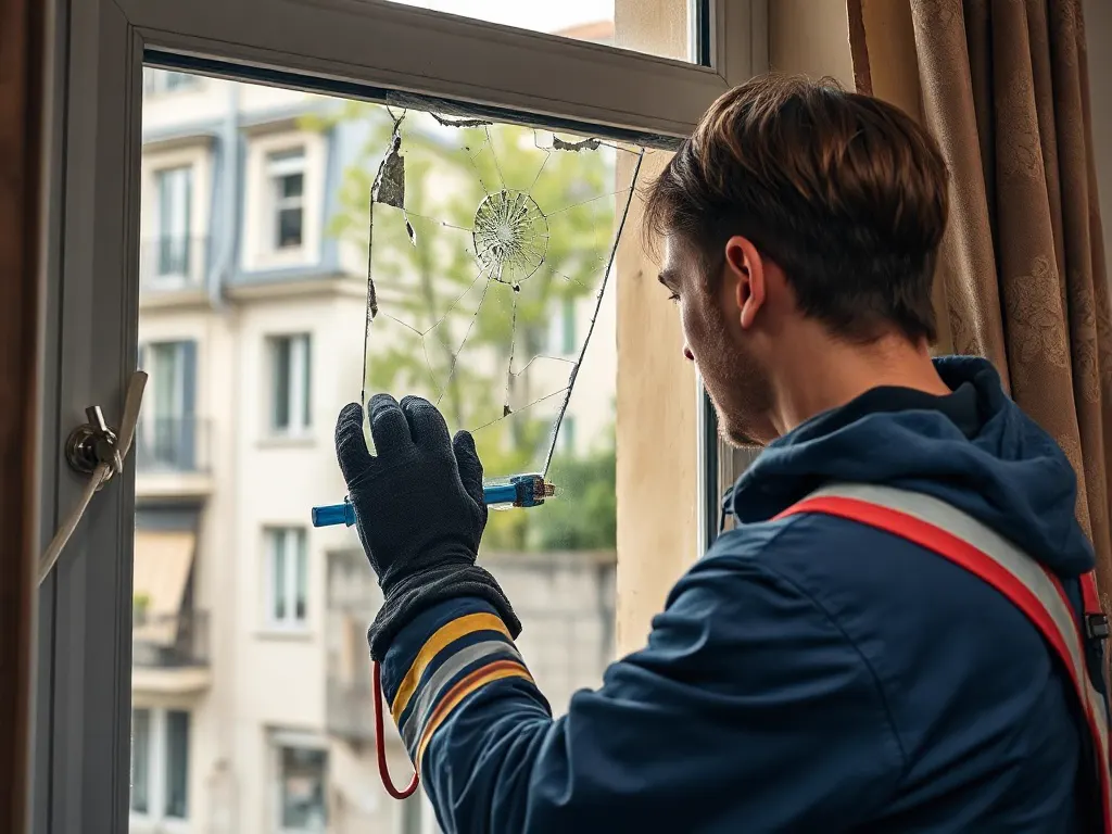 Travaux de vitrerie — intervention type dans le secteur