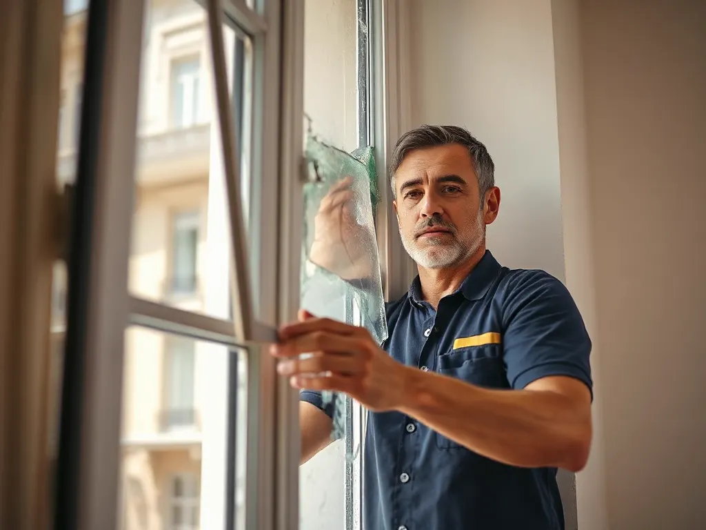 Travaux de vitrerie — intervention type dans le secteur