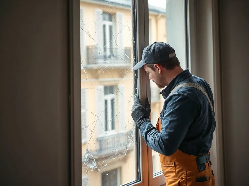 Travaux de vitrerie — intervention type dans le secteur