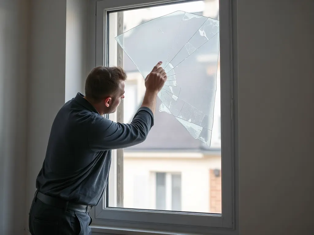 Intervention de vitrerie dans la commune (56680)