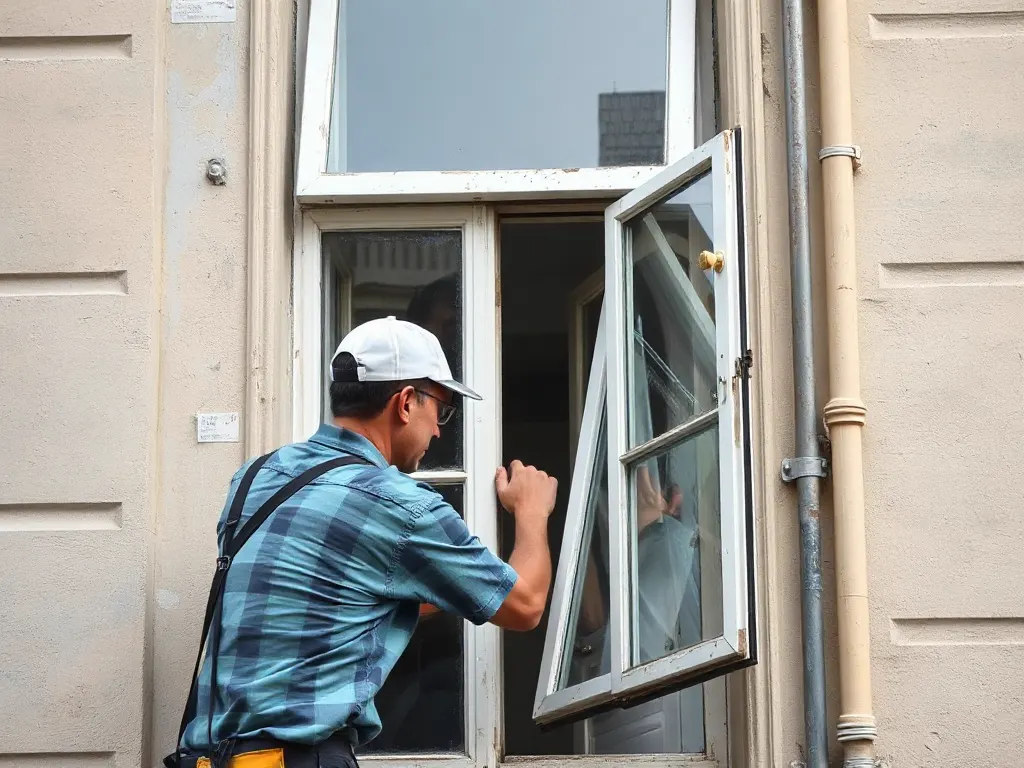 Travaux de vitrerie — intervention type dans le secteur