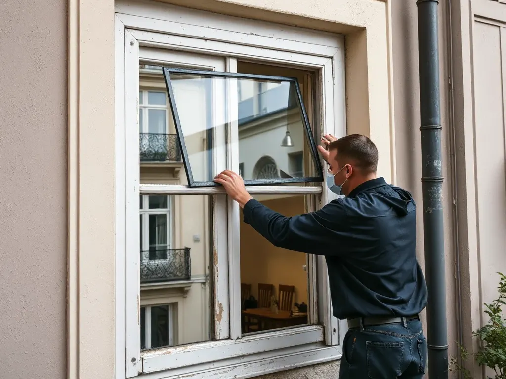 Travaux de vitrerie — intervention type dans le secteur