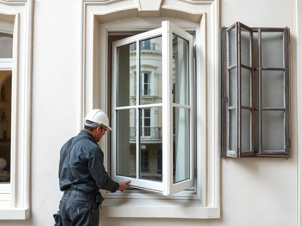 Travaux de vitrerie — intervention type dans le secteur
