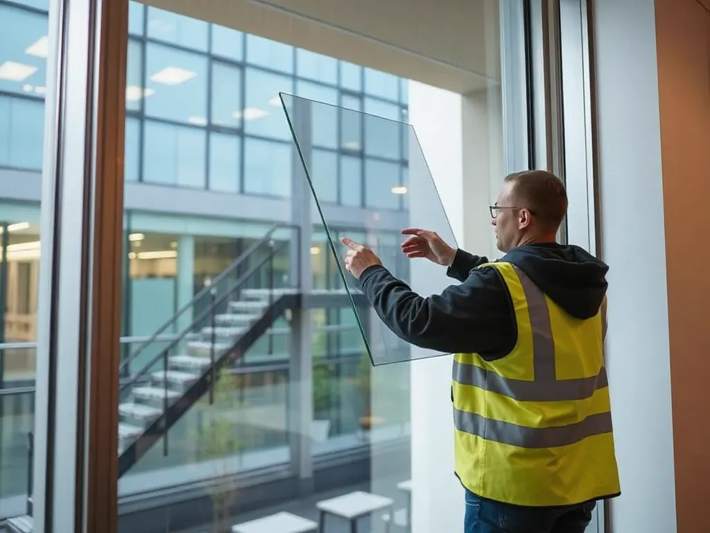 Travaux de vitrerie — intervention type dans le secteur