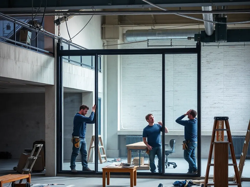 Travaux de vitrerie — intervention type dans le secteur
