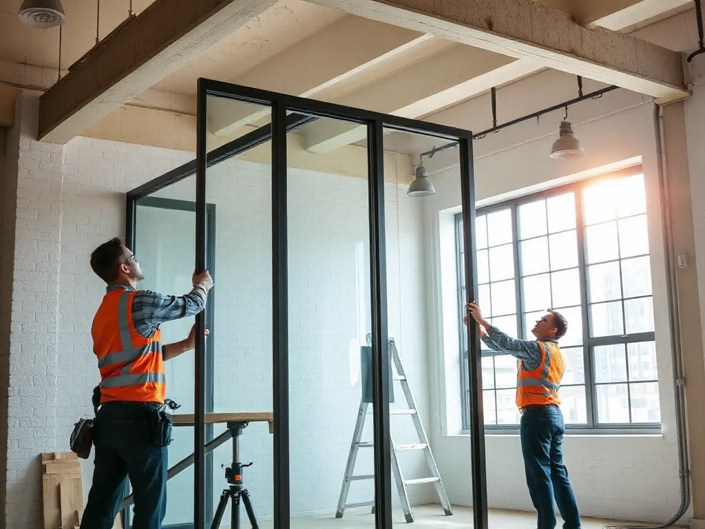 Travaux de vitrerie — intervention type dans le secteur
