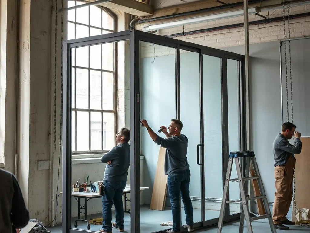 Travaux de vitrerie — intervention type dans le secteur