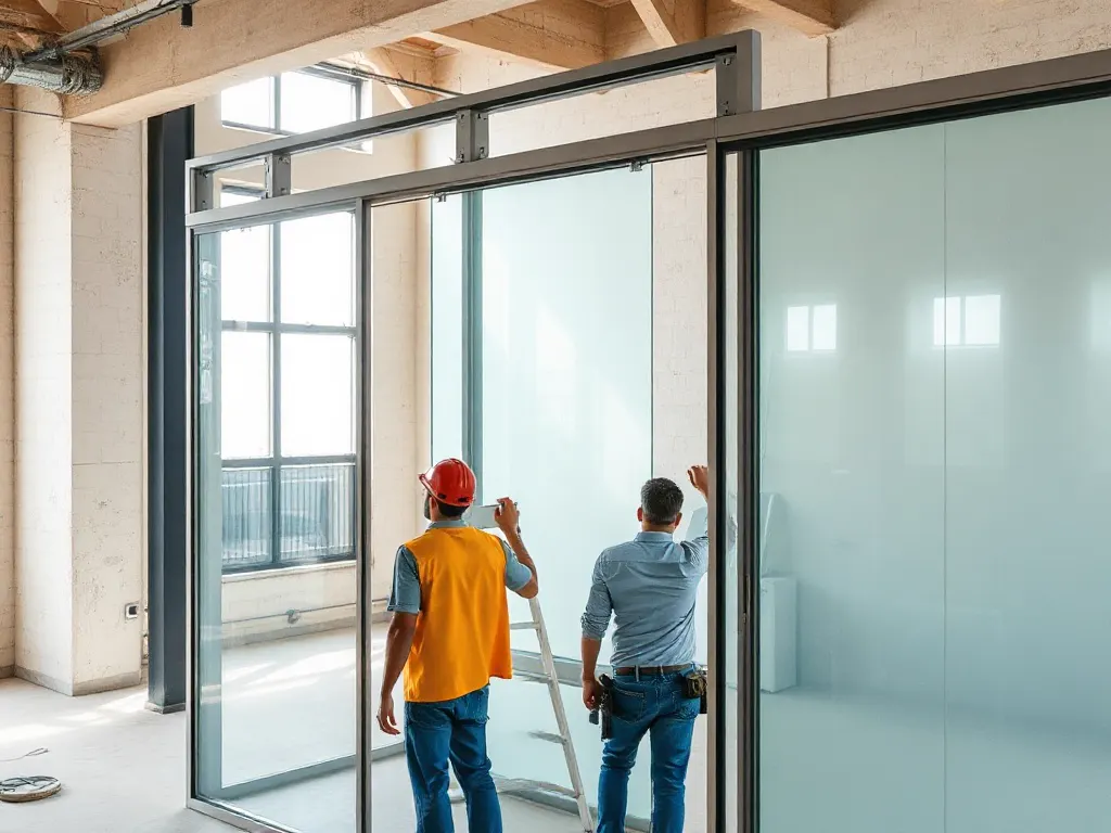 Travaux de vitrerie — intervention type dans le secteur