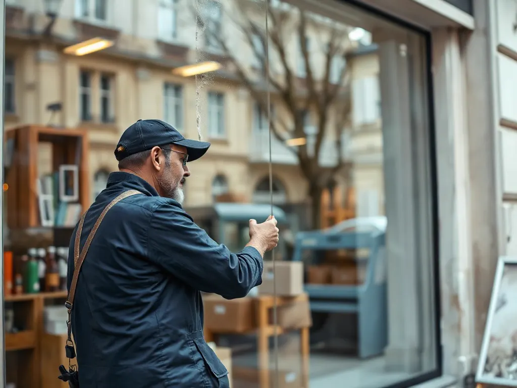 Travaux de vitrerie — intervention type dans le secteur